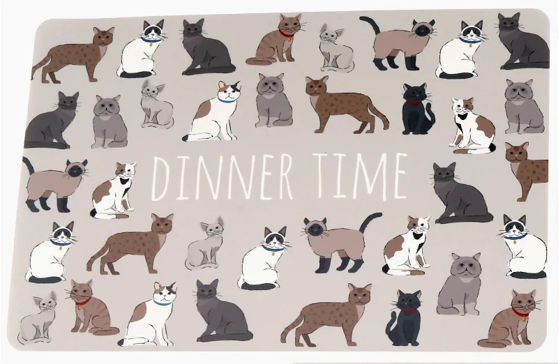 Wipeable Cat Themed Placemat (30x45cm)