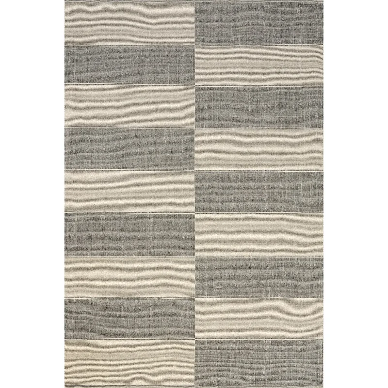 Lauren Liess x Rugs USA Boxelder Checked Cotton Area Rug