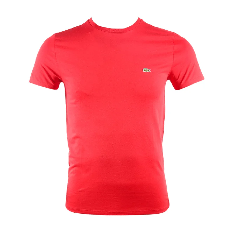 LAC MEN S/S R.NECK T SHIRT TH6709-51-240 RED L (IR.S)