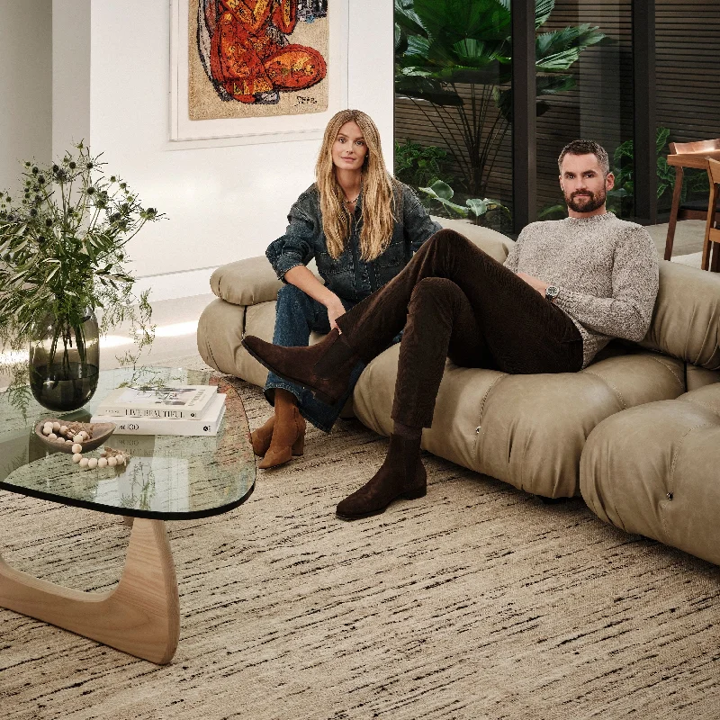 Kate and Kevin Love x Rugs USA Evergreen Marled Jute Blend Area Rug