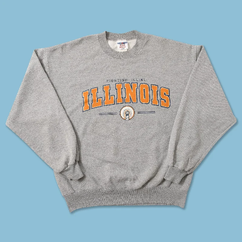 Vintage Fighting Illini Sweater Large