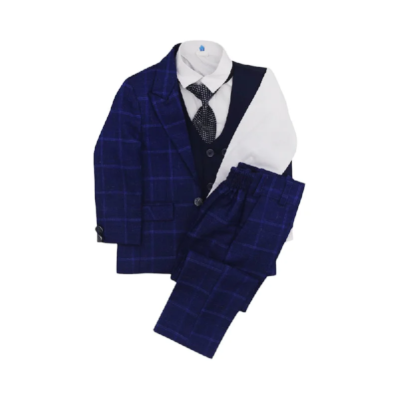 BOYS L/S 5PC PANT COAT SUIT MZW-24 18-24M 150-1
