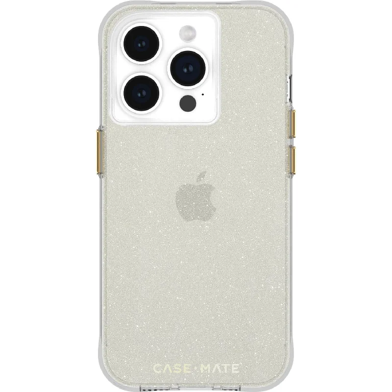 Case-Mate Sheer Crystal Case for iPhone 15 Pro (Gold)