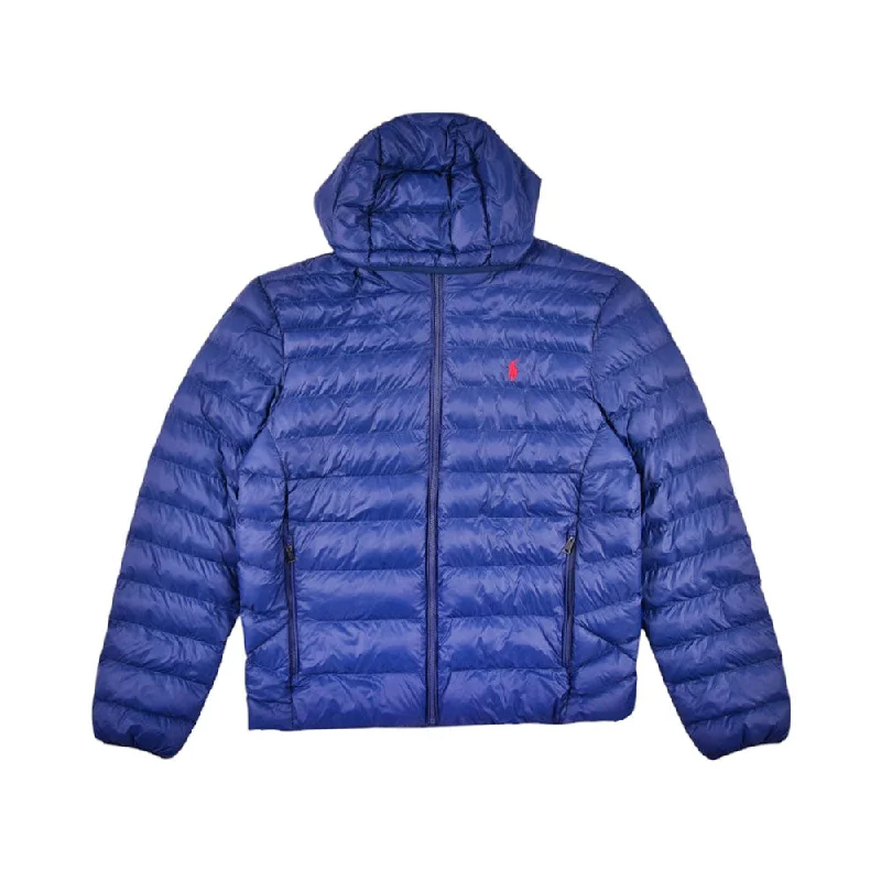 RL MEN S/L PUFFER JACKET 156012 BLU M (IR.W)