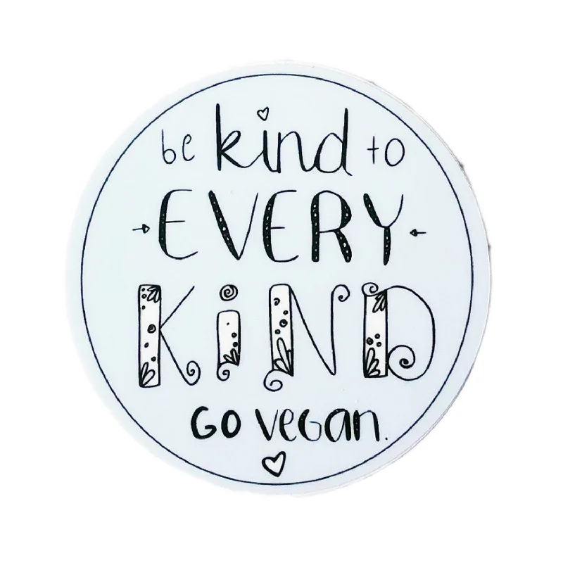 Plant Active 'Be Kind To Every Kind' Round Sticker