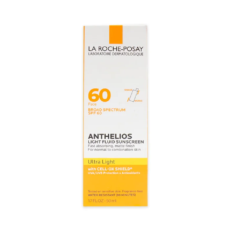LA ROCHE ANTHELIOS LIGHT FLUID SUNSCREEN FAST ABSORBING SPF