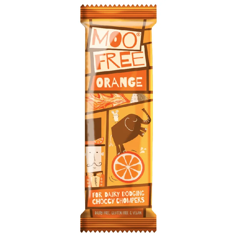 Moo Free Orange Chocolate Mini Bar - 20g