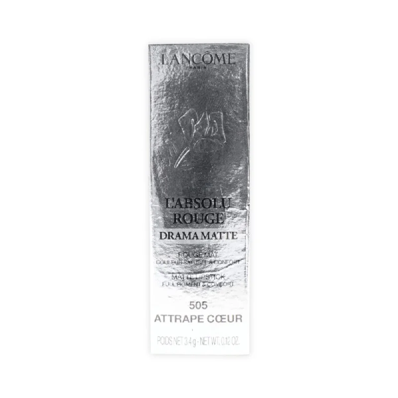 LANCOME ABSOLU ROUGE DRAMA MATTE LIPSTICK 505 ATTRAPE CCEUR