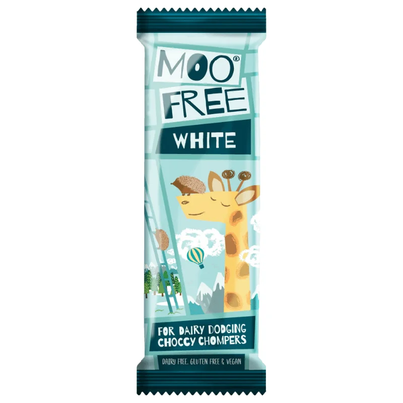 Moo Free White Chocolate Mini Bar - 20g