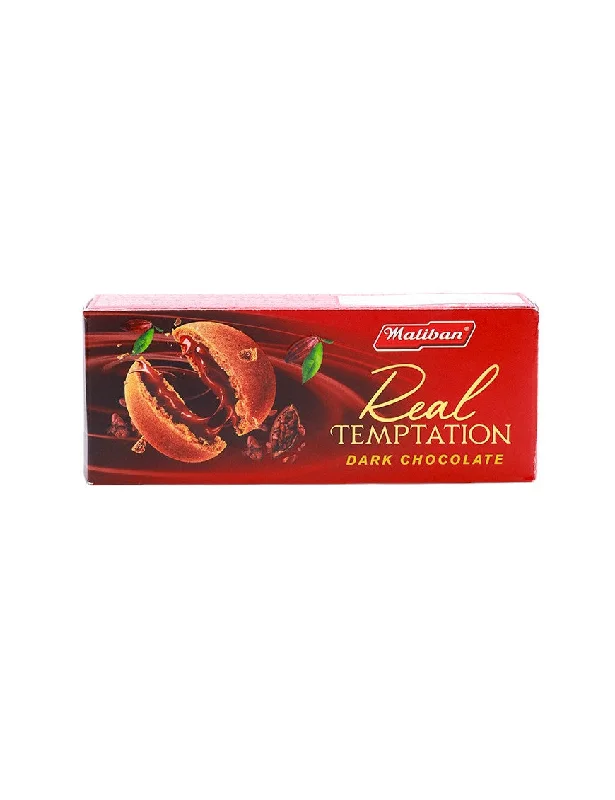 MALIBAN Biscuit Real Temptation Dark Chocolate, 90g