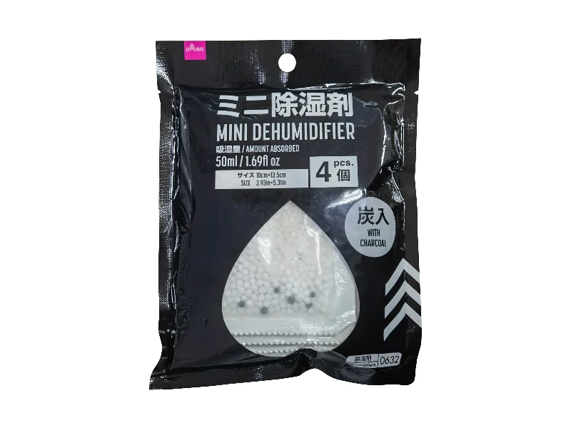 Mini Dehumidifier - Amount Absorbed With Charcoal - 50ml - 4pcs