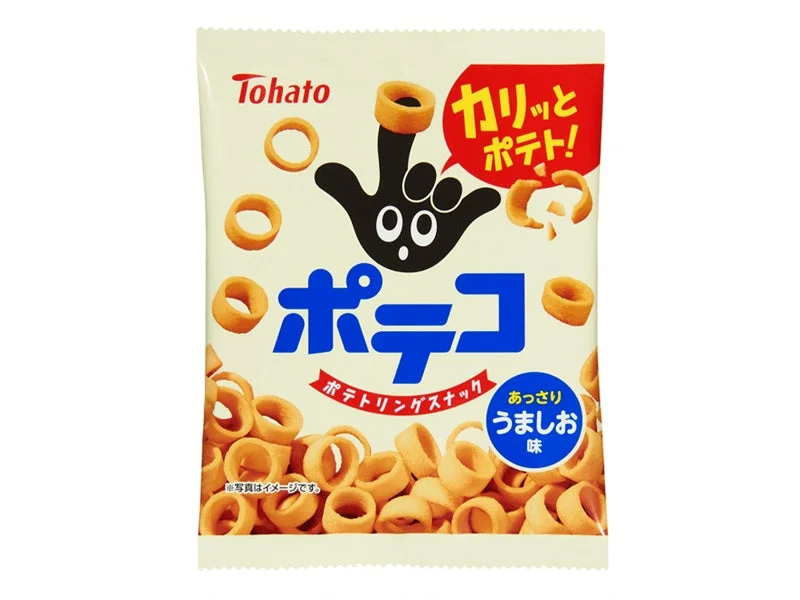 100yen for 2pcs Tohato Poteco Snack Salty Taste 23g