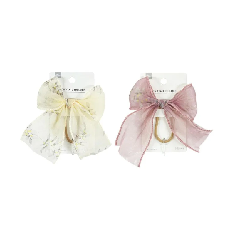 Ribbon Pony Flower Print