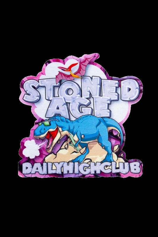 Daily High Club Rave Dino Glass Mat