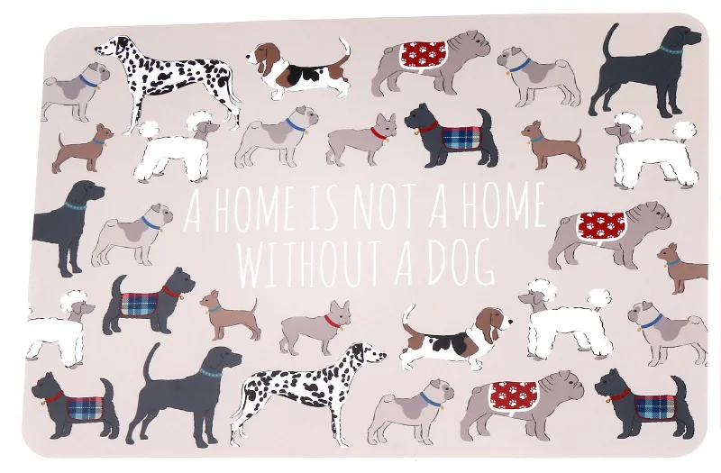 Wipeable Dog Themed Placemat (30x45cm)