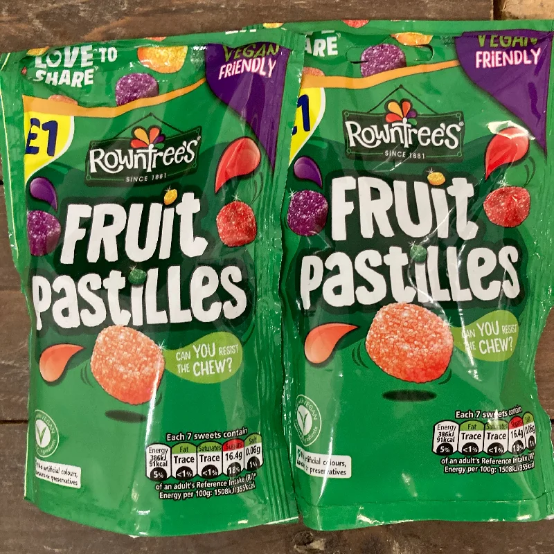 4x Rowntree’s Fruit Pastilles Sharing Pouches (4x114g)