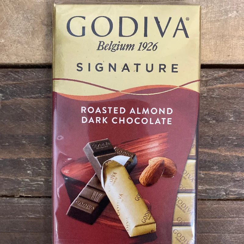 24x Godiva Signature Roasted Almond Dark Chocolate Mini Bars (3 Packs of 8 Bars)