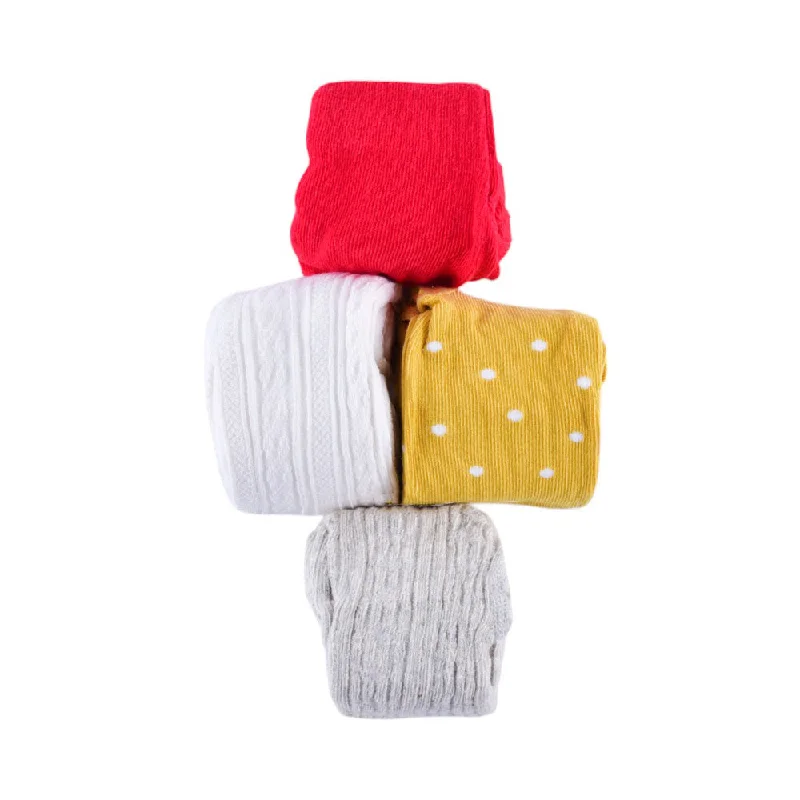 GIRLS COTTON RICH LEGGING 4PC PACK MDW-23 18-24M