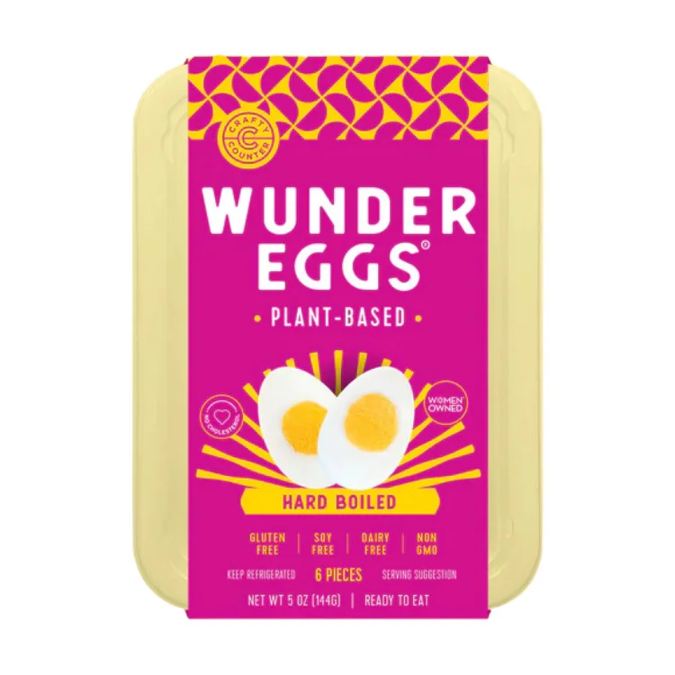 WunderEggs Plant-Based Hard-Boiled Eggs - 144g