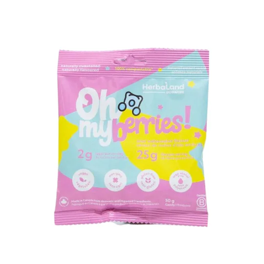Herbaland Oh My Berries! Sour Watermelon Fibre Gummies - 50g