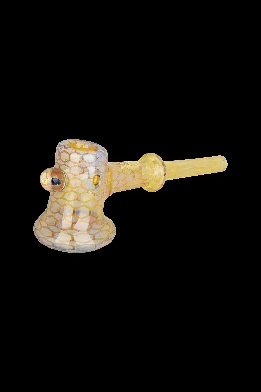 Pulsar Deco Hammer Hand Pipe with Opal Bead
