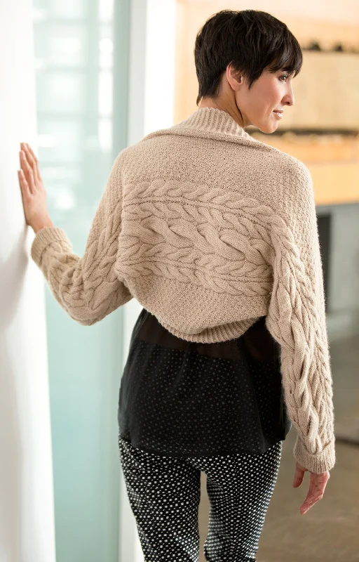 Cable Delight Shrug Pattern (Knit)