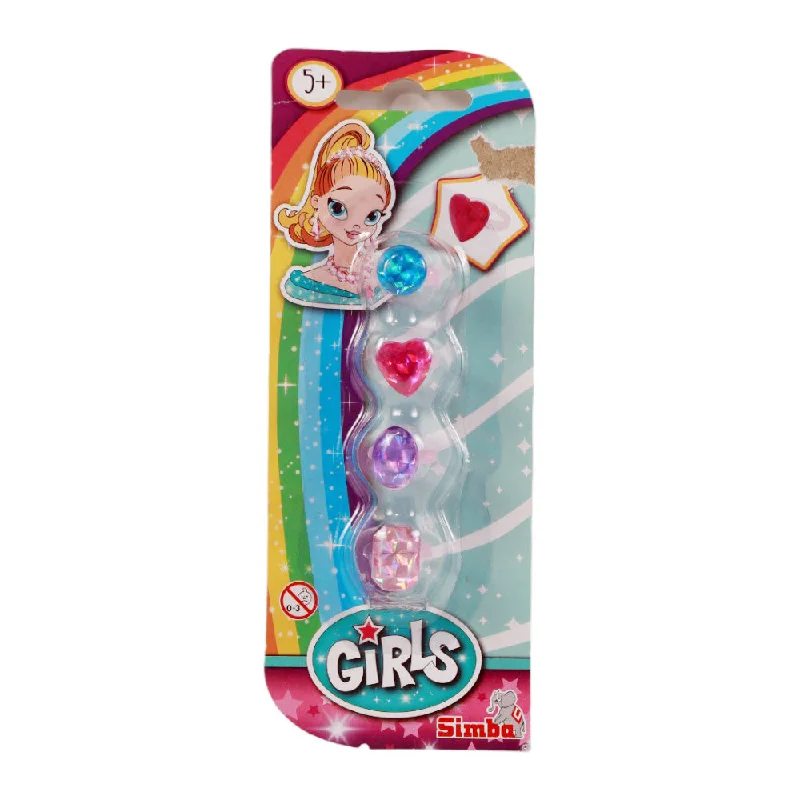 5560071 SIMBA GIRLS 4PC RING SET D