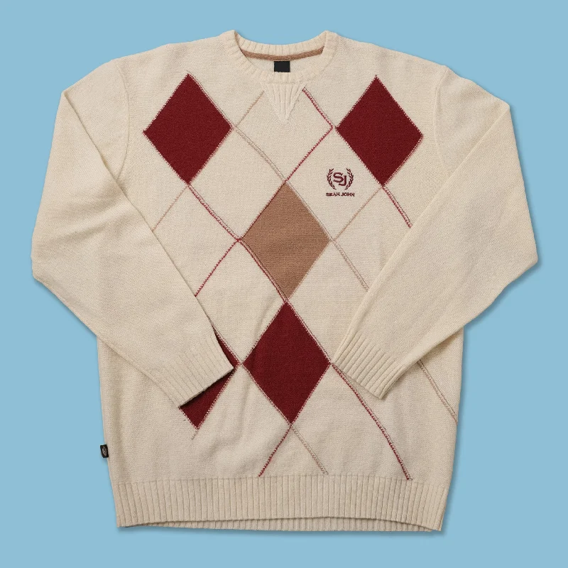 Vintage Sean John Knit Sweater XLarge