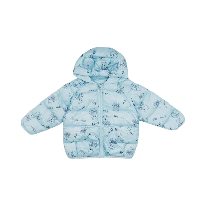 BOYS L/S PUFFER JACKET HOODED MZW-24 9-12M 68