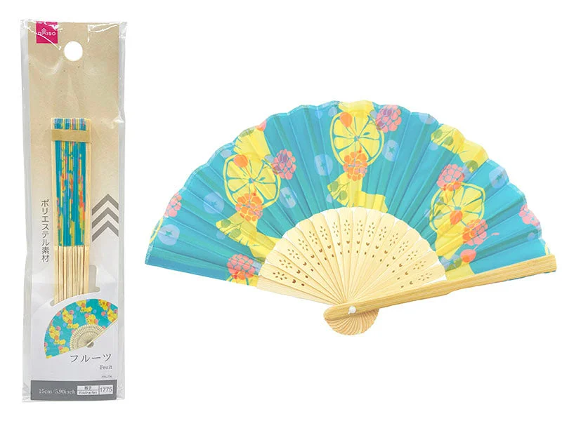 Folding Fan - 5.90in - Fruit