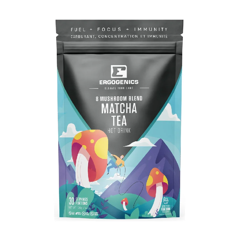 Ergogenics 8 Mushroom Blend Matcha Tea - 120g