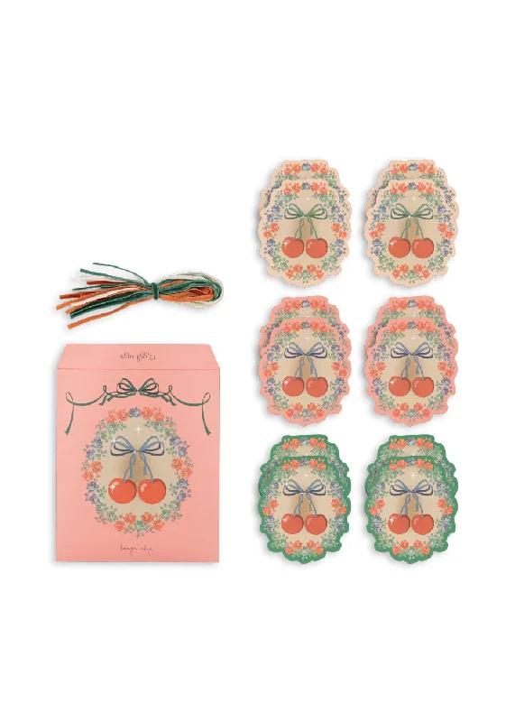 Konges Sløjd Gift Tags | Cherry 12 Pack