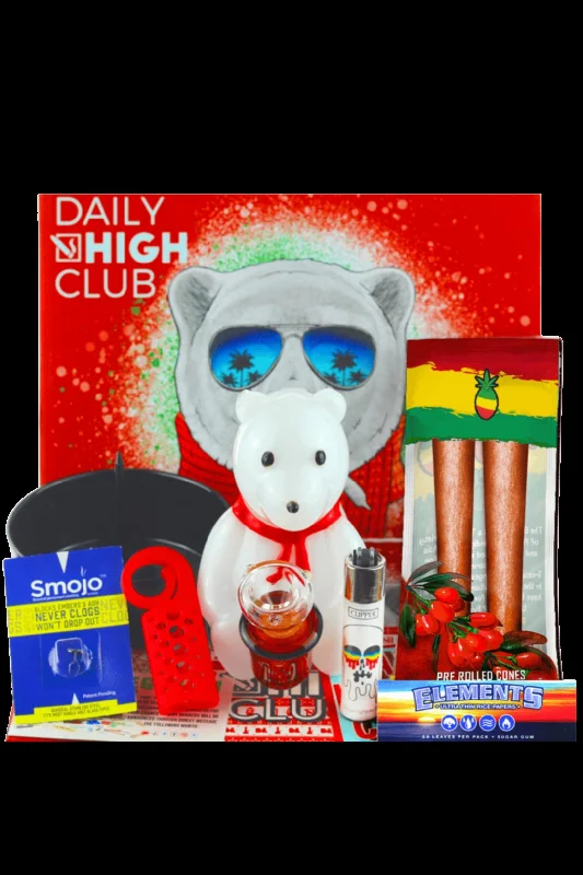 Daily High Club Holiday Smoking Box - Snowy Tha Bear is Back