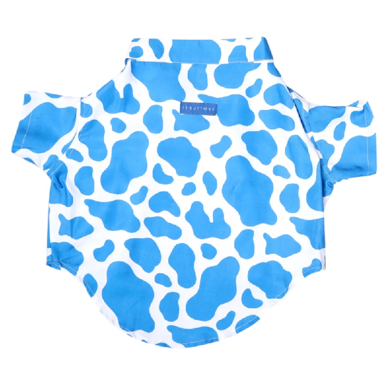 15buttons Blue Moo Shirt for Dogs