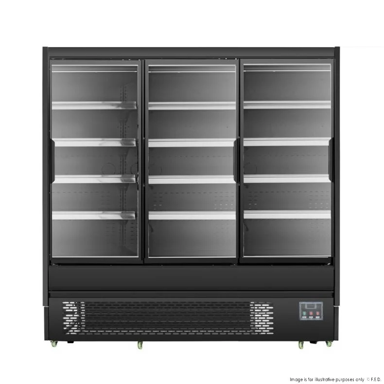 Ex-Showroom Bonvue 4 Shelves Open Chiller with Tempered Glass Doors - OD-2080P NSW1180