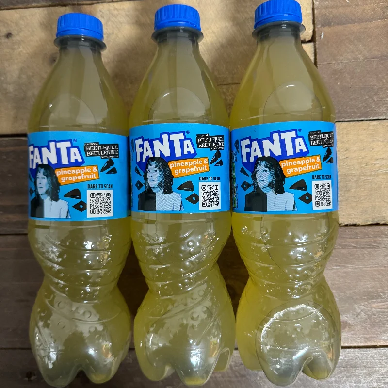 6x Fanta Pineapple & Grapefruit Bottles (6x500ml)