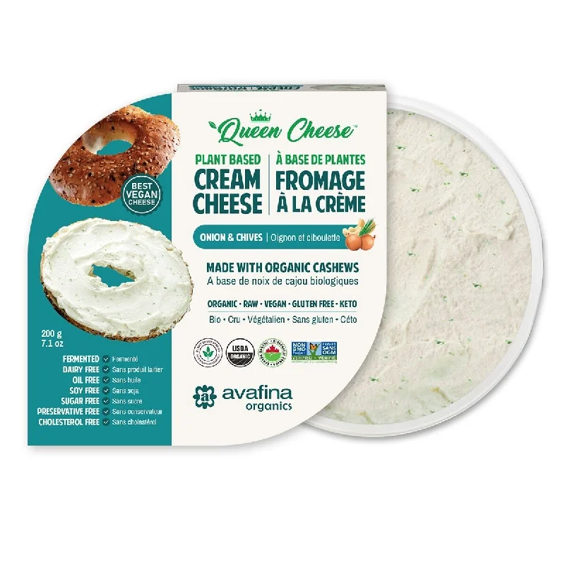 Avafina Organics Onions and Chives Cream Cheese - 200g