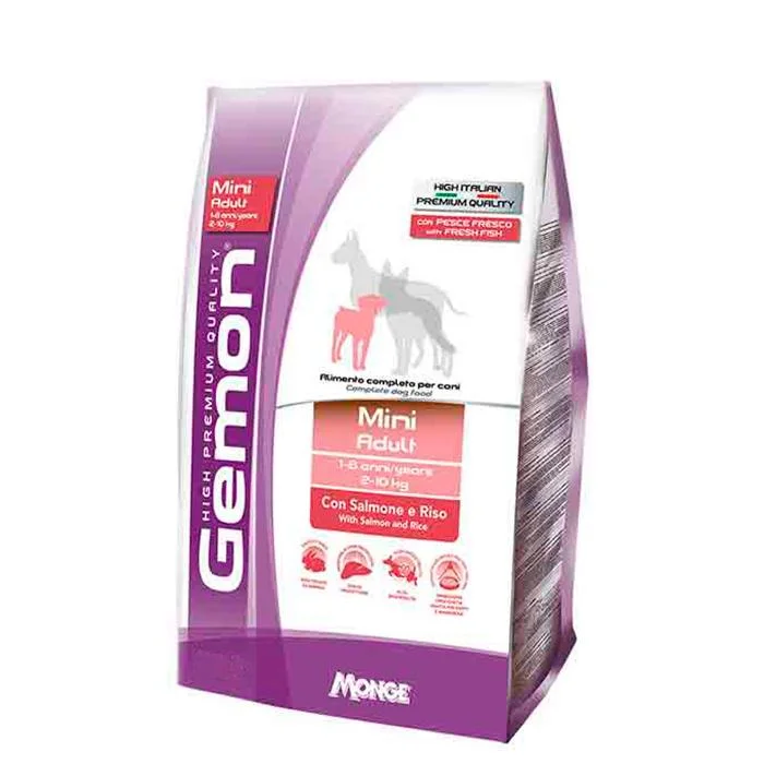 Gemon Mini Salmón Y Arroz x 3 Kg