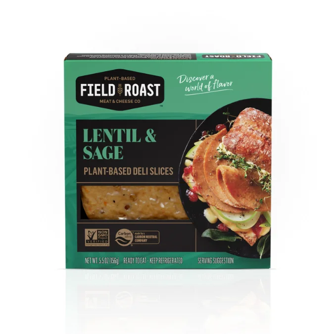 Field Roast Lentil & Sage Plant-Based Deli Slices - 156g