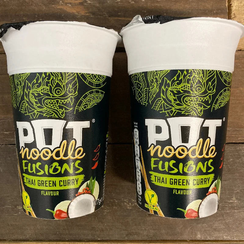 2x Pot Noodle Fusions Thai Green Curry (2x117g)