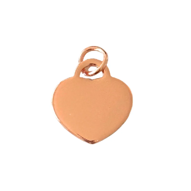 Heart Cat ID Tag - Rose Gold