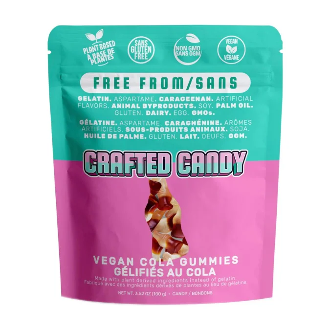 Crafted Candy Vegan Cola Gummies - 100g