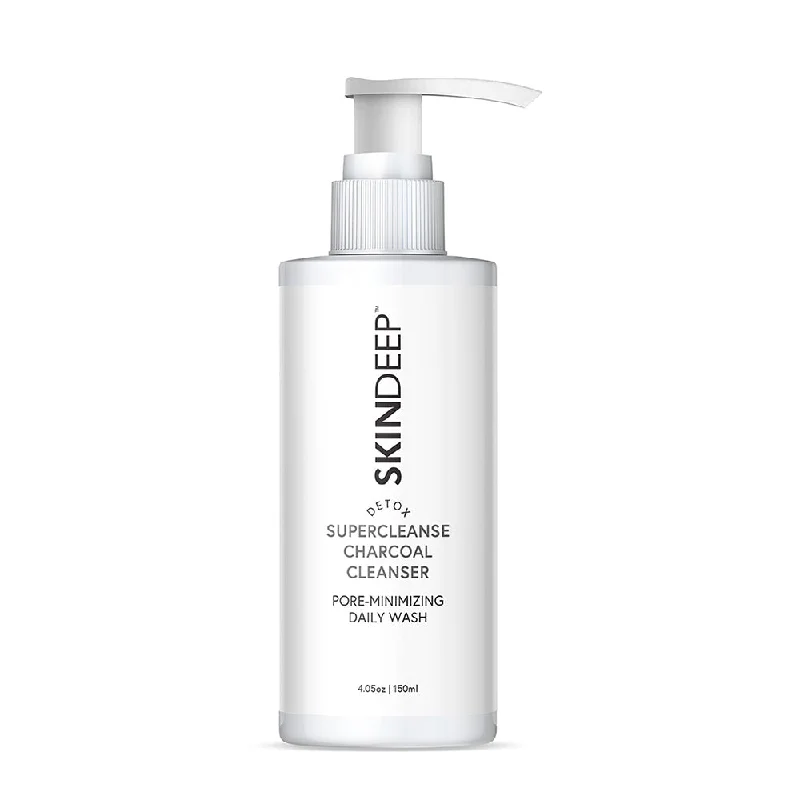 SUPERCLEANSE CHARCOAL FACE WASH - PORE-MINIMIZING DAILY WASH