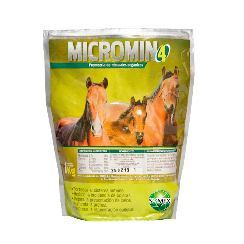 Micromin 4 Equinos x 1 Kilo