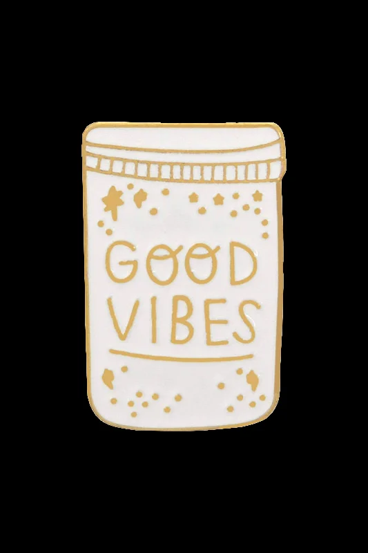 Vibes In A Jar Enamel Pin