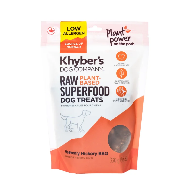 Khyber's Heavenly Hickory BBQ Dog Treats - 330g