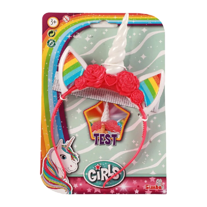 5562480 SIMBA UNICORN HEAD BAND WITH LIGHT D
