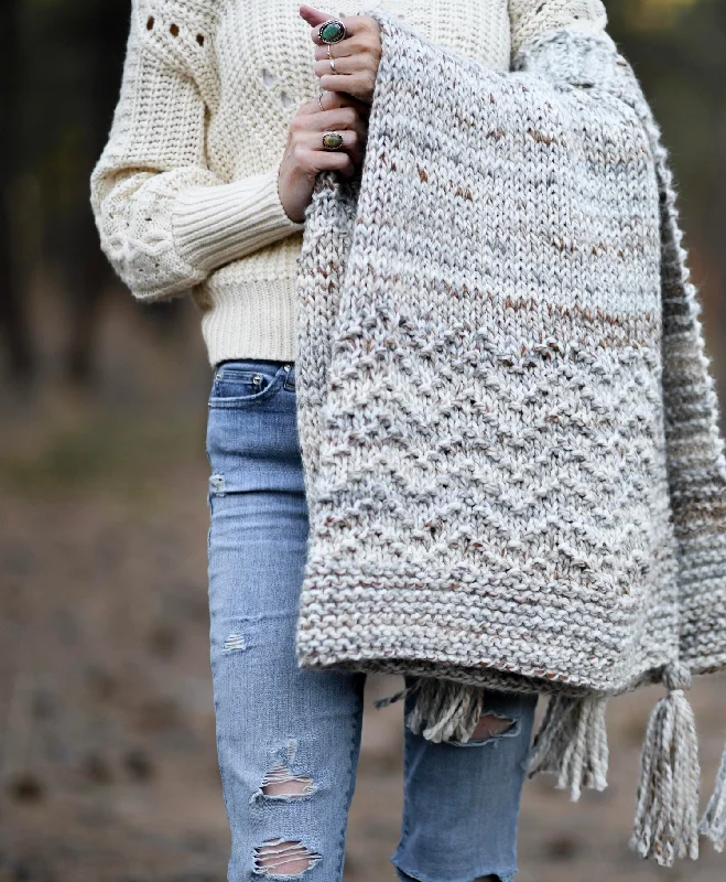 Knit Kit - Modern Mountain Throw