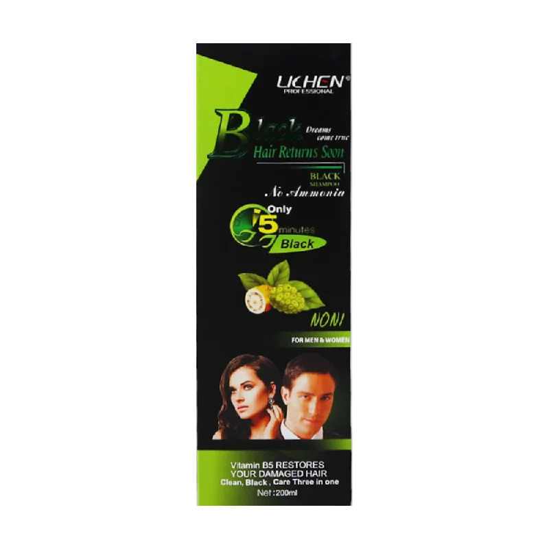 LICHEN BLACK HAIR RETURS SHAMPOO 200ML
