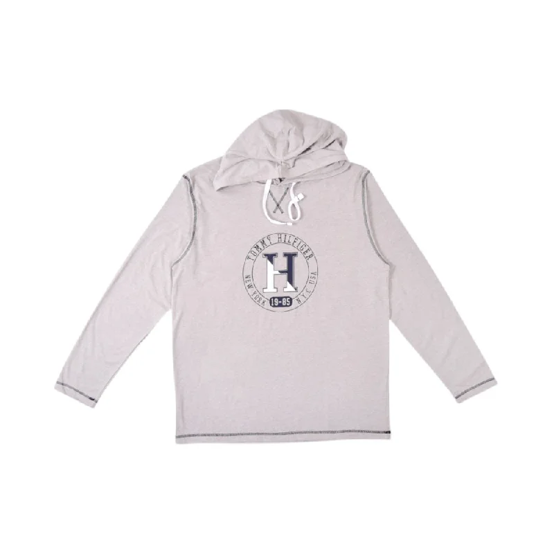 TH MEN L/S HOODIE 09T4197004 GRY XL (IRW)